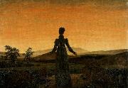 Caspar David Friedrich Woman before the Rising Sun oil painting picture wholesale